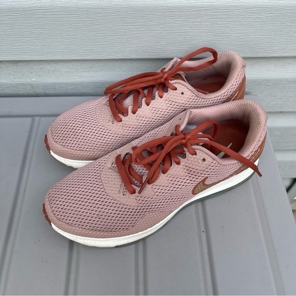 Nike Zoom All Out Low 2 Running Sneakers Dusty Peach Pink Lace Up Size 9 Women’s - Picture 2 of 13
